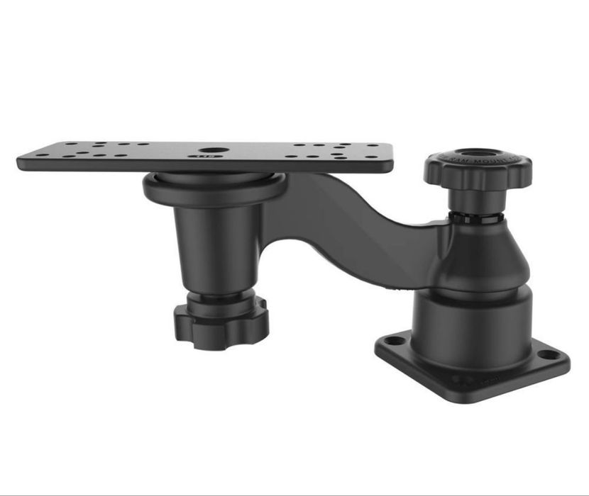 Крепление экрана эхолота RAM на лодку. Длинное.  до 16 дюймов