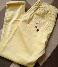 Spodnie włoskie livans kolor jasno żółty