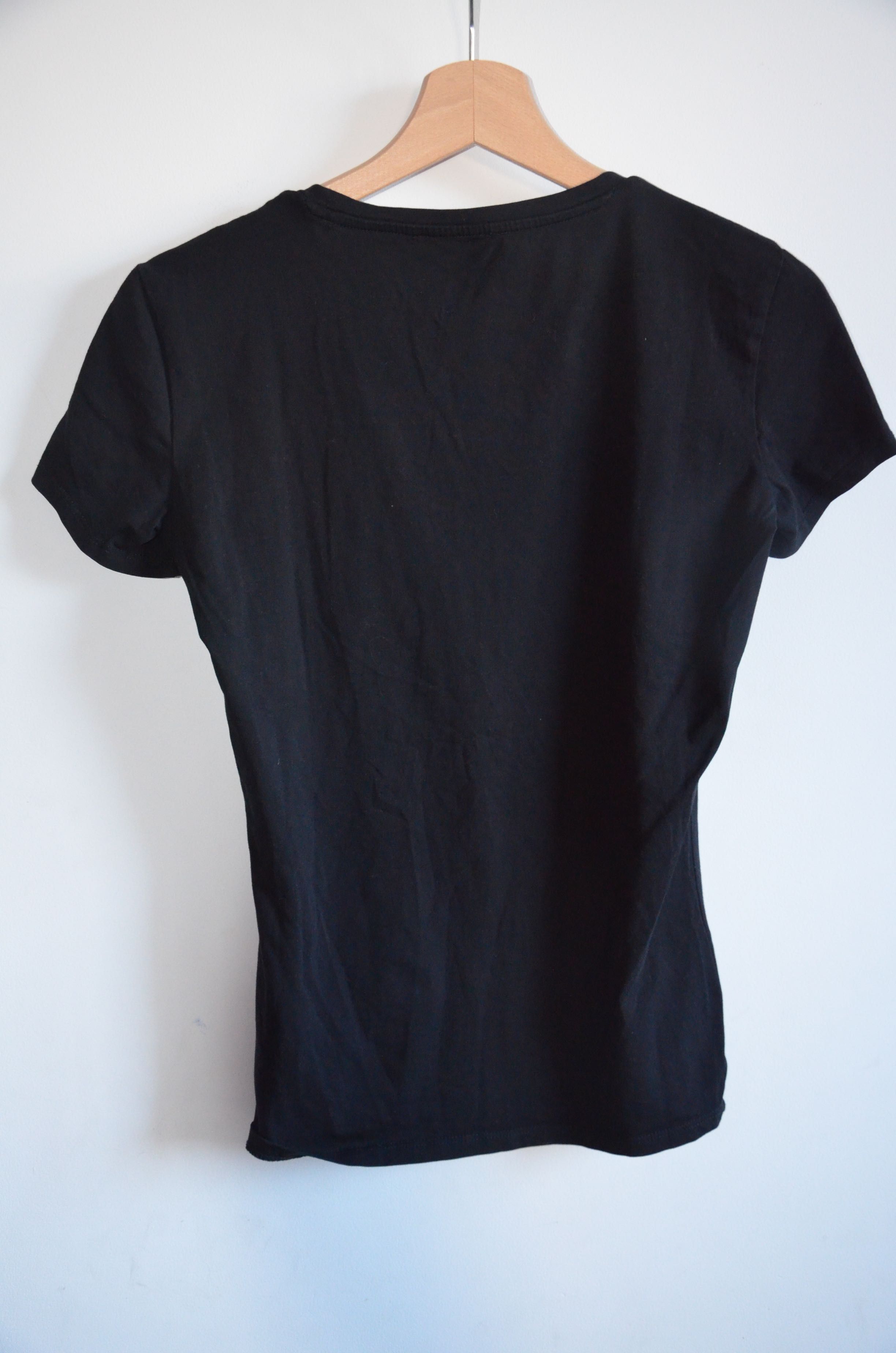 Guess  t-shirt r. M czarna z logo