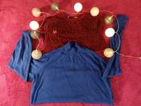 Zestaw bluz vintage S M y2k 00s 90s retro hippie goth grunge panterka
