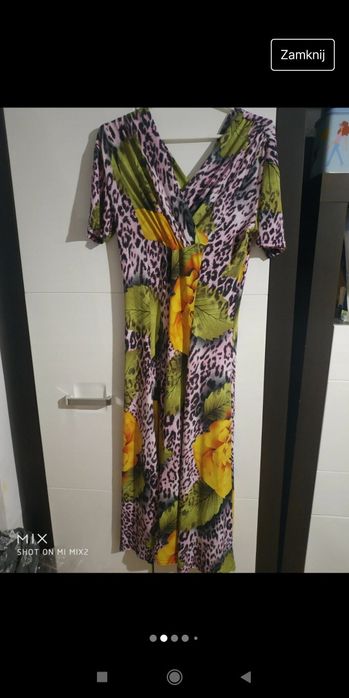 Przepiękna długa sukienka damska.