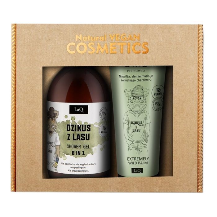 LaQ Dzikus z Lasu zestaw żel pod prysznic 500ml + balsam  200ml
