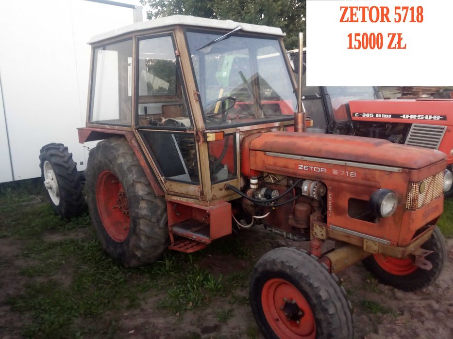 Zetor 8011 jak Ursus C-385 Import Francja 5718 jak C-360 Szwecja ładny