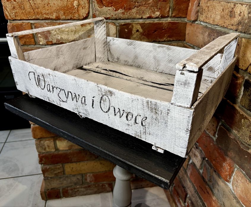 Drewniana skrzynka na Warzywa i owoce /skrzyneczka na warzywa i owoce