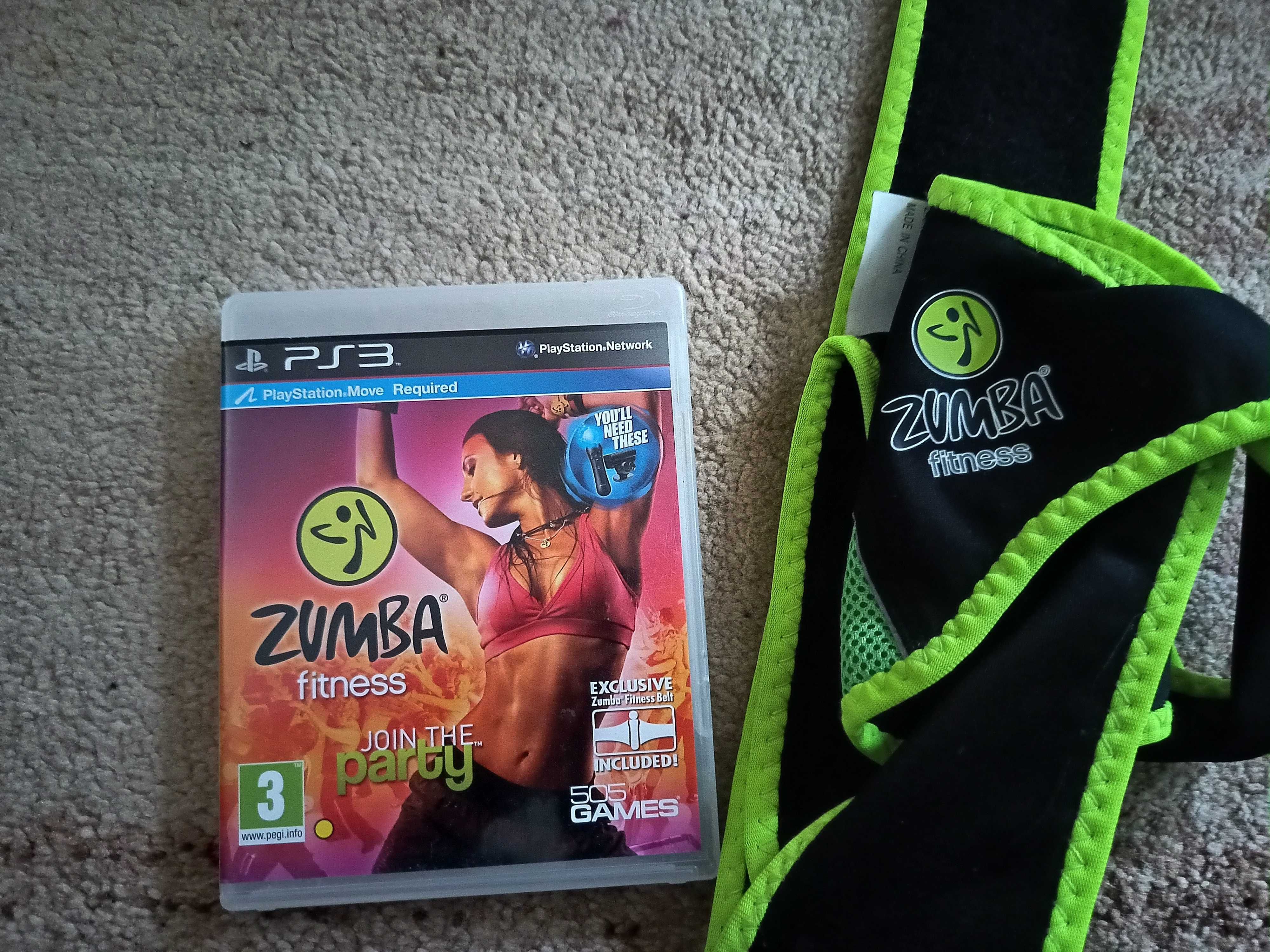 PS3 gra Zumba Fitness z pasem