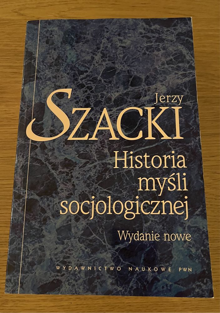 Historia myśli schologicznej Jerzy Szacki