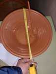 Bacia de Azeitonas com colher em barro