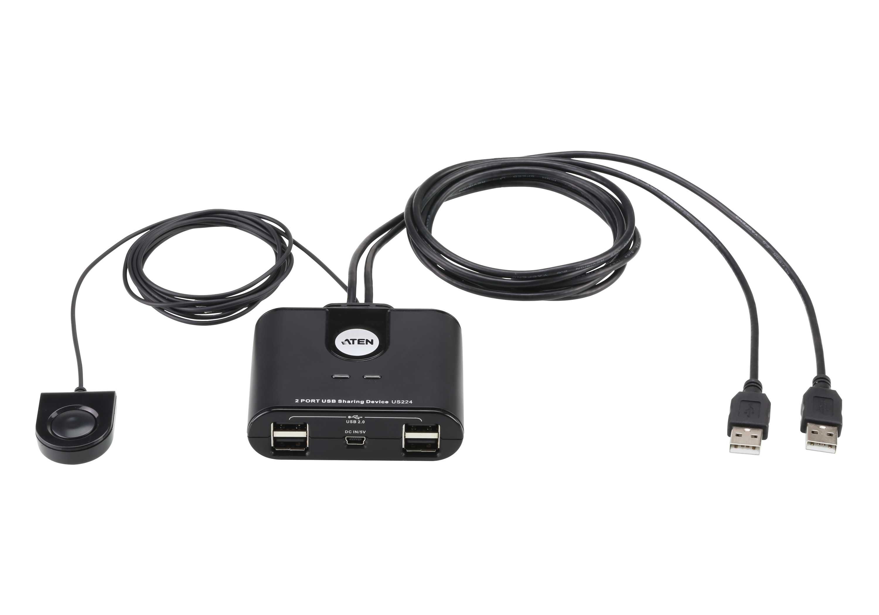 ATEN US224 розгалужувач ПЕРЕКЛЮЧАТЕЛЬ USB 2.0  4xUSB 2xPC