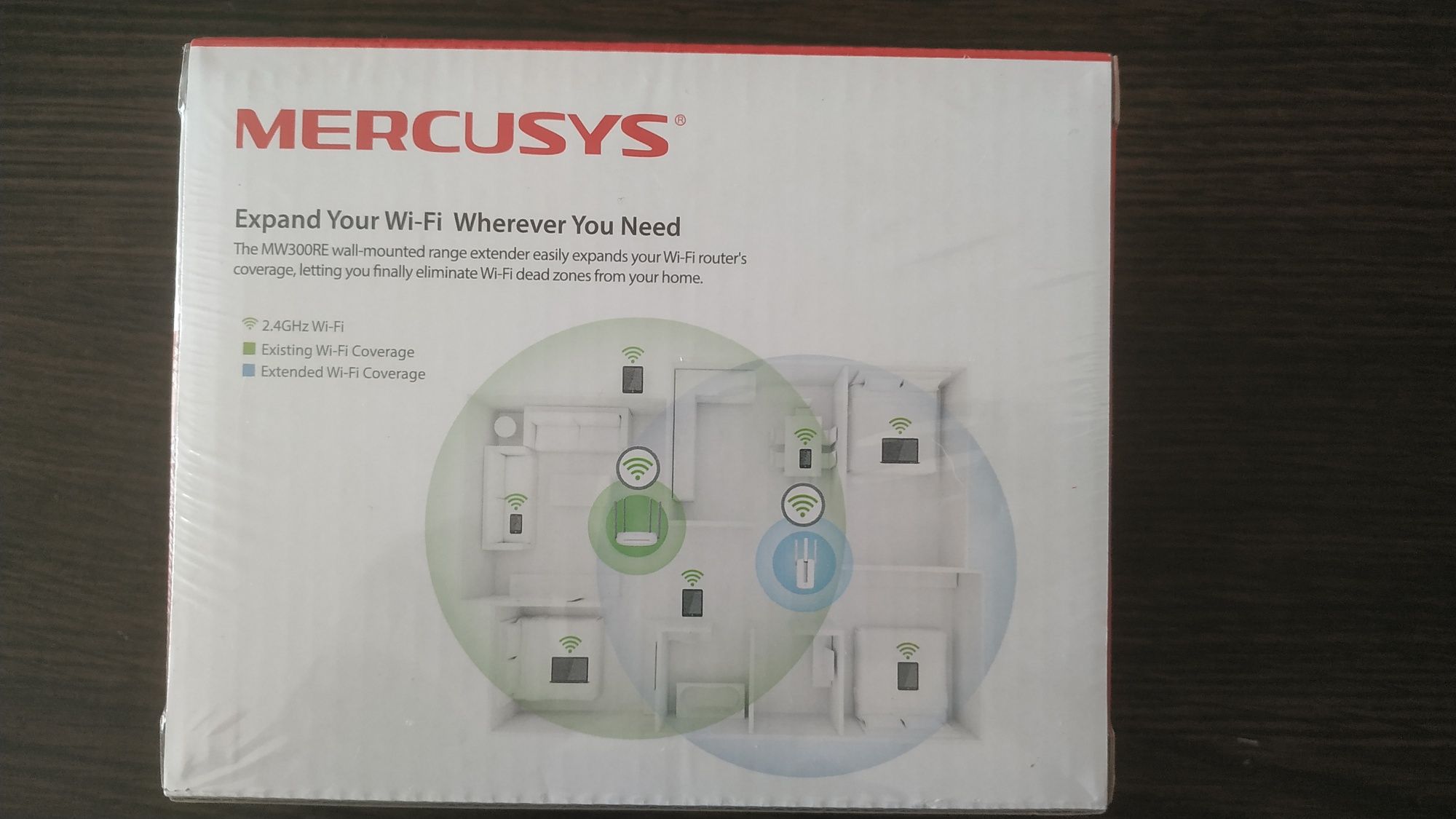 Новый Репитер Mercusys MW300RE v.3.0 N300 Усилитель Wi-Fi сигнала