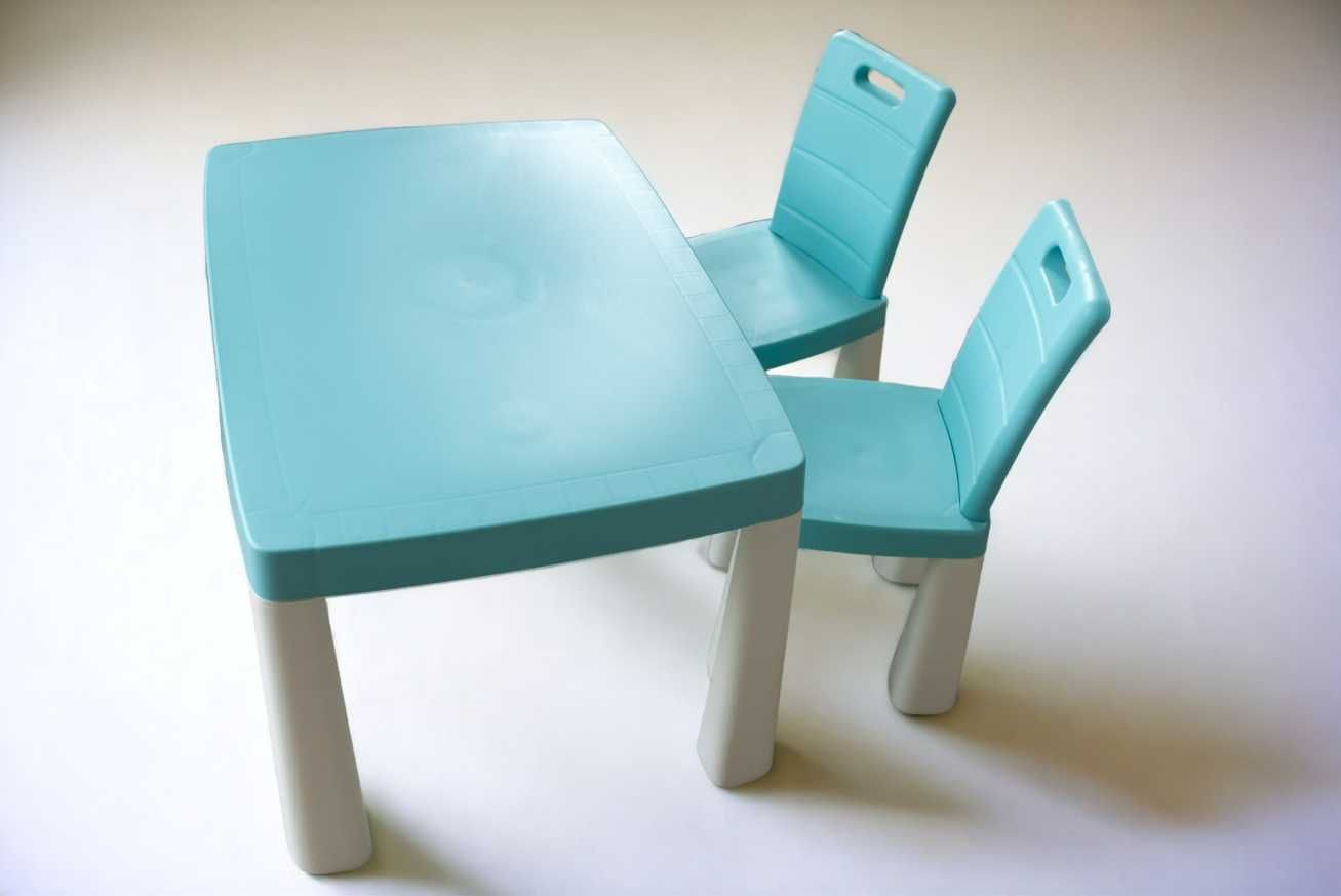 Топ столик пластиковий стільці стільчик долоні дитячий