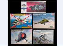 Сборная модель вертолета 1/72. Ка-27, Ми-8, Ми-2, Night Hawk, Choktaw
