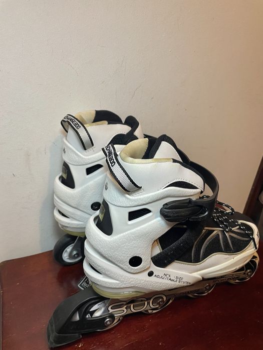 Patins preto e branco