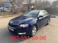 Аренда авто Skoda Rapid 2015 год АКПП в сутки 602 грн