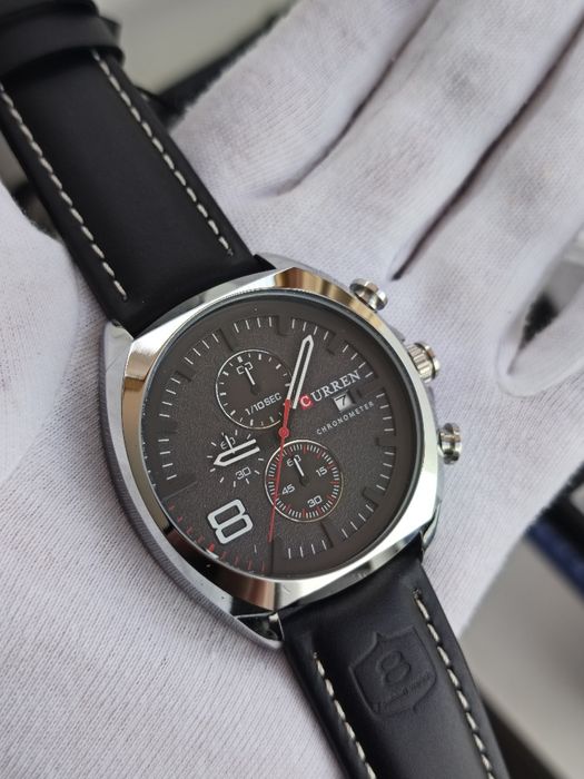 Relógio Musk midnight Silver black Edition by Curren