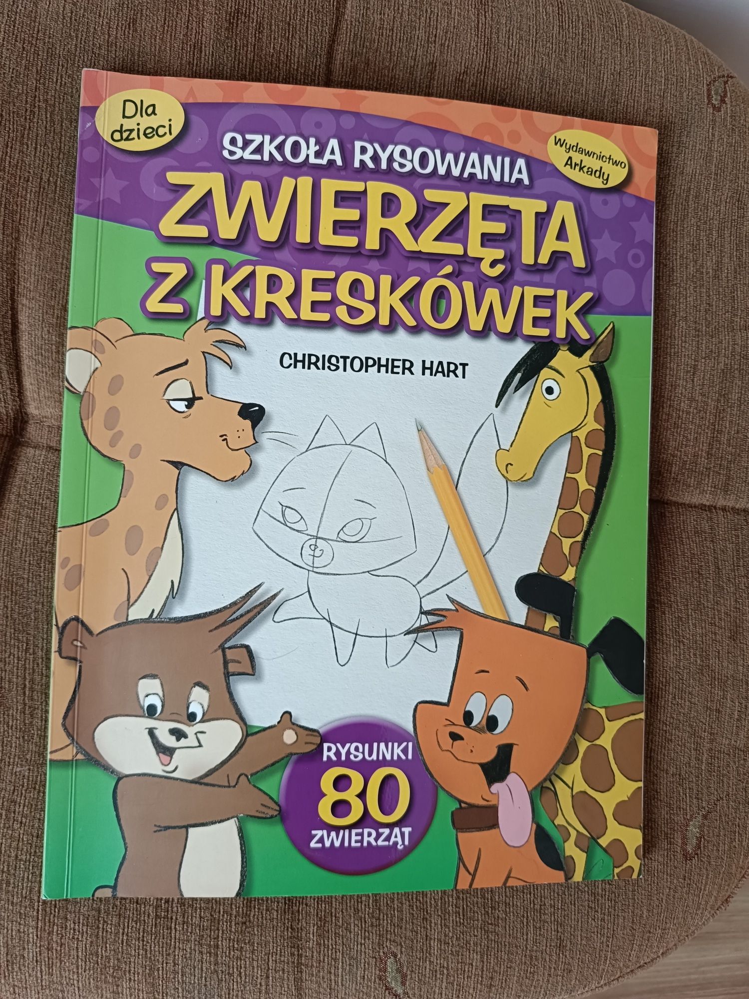 Książka do nauki rysowania zwierząt