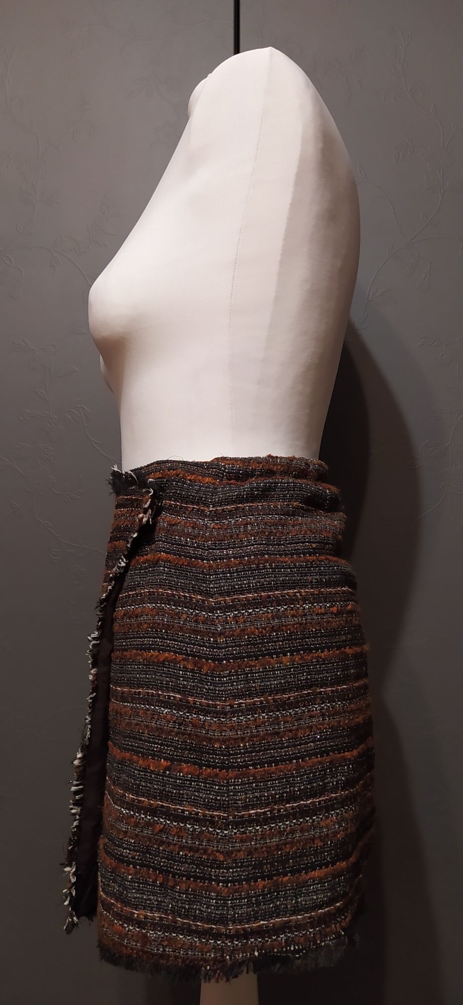 Tweedowa twedowa spódnica Zara spódniczka dziewczęca