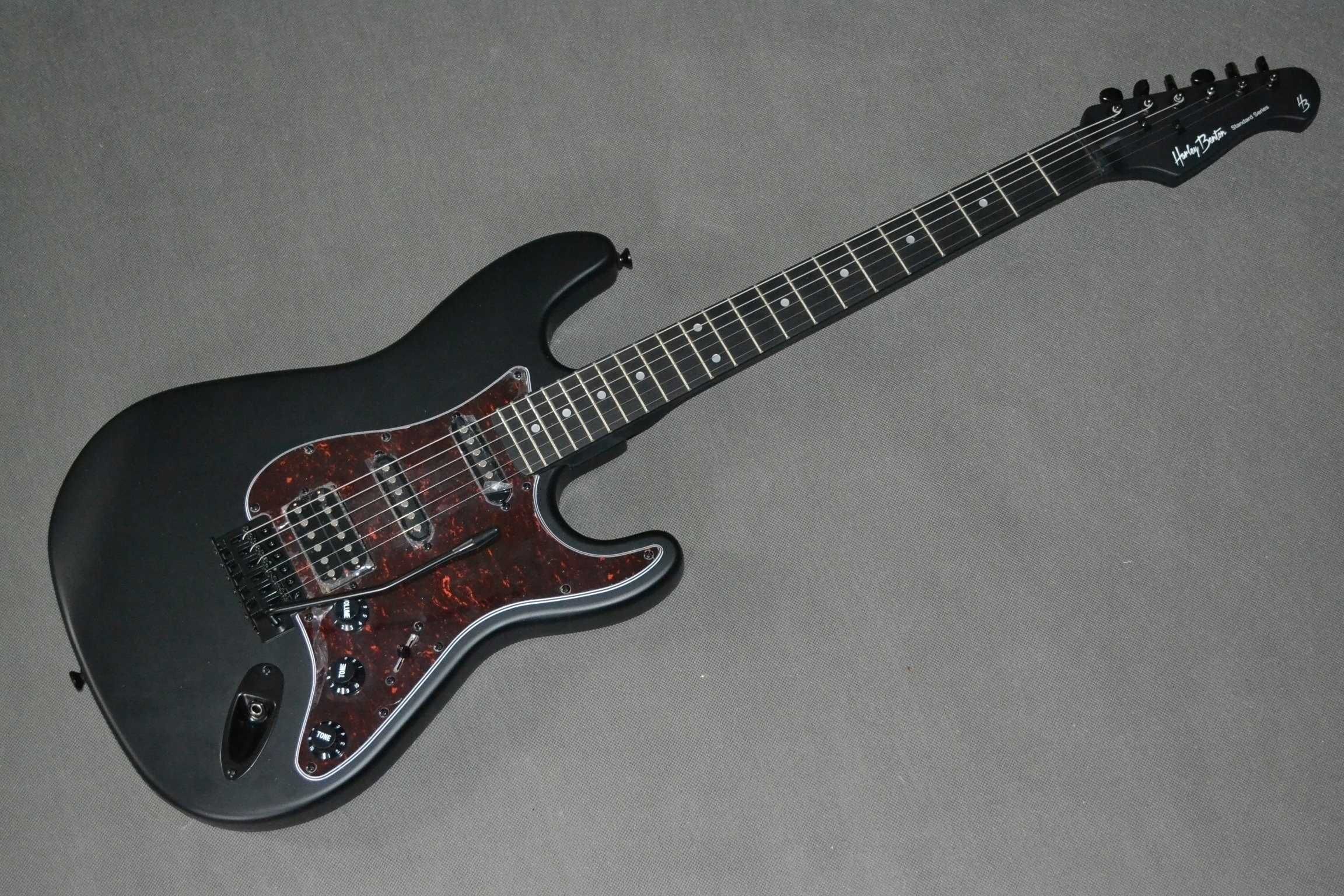 HARLEY BENTON ST-20HSS SBK nowa gitara stratocaster ustawiona lutniczo