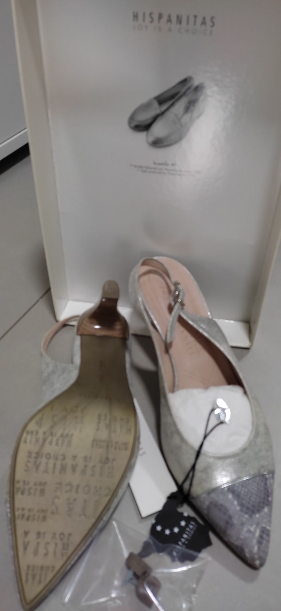 Buty damskie, czółenka Hispanitas, r. 39, nowe