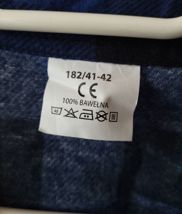 Nowa męska koszula bawełniana 100% bawełna rozmiar L