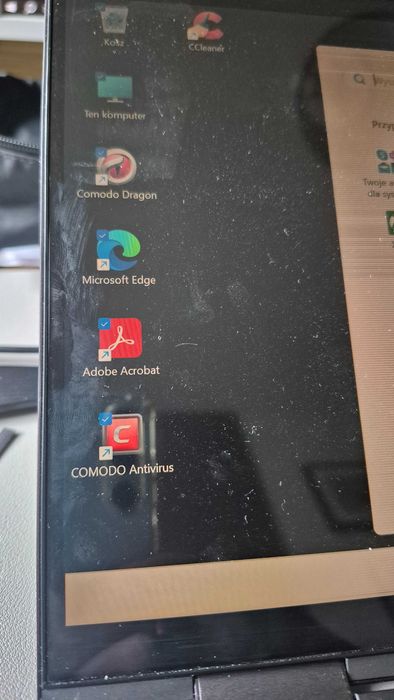 HP ENVY x360 Convertible 8G/ 512G W11, BRĄZ komplet_ uszkodzony Gdańsk
