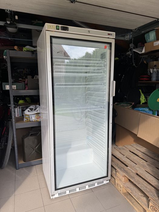 Szafa chlodnicza redfox HR 600/G, 570l lodówka przeszklona