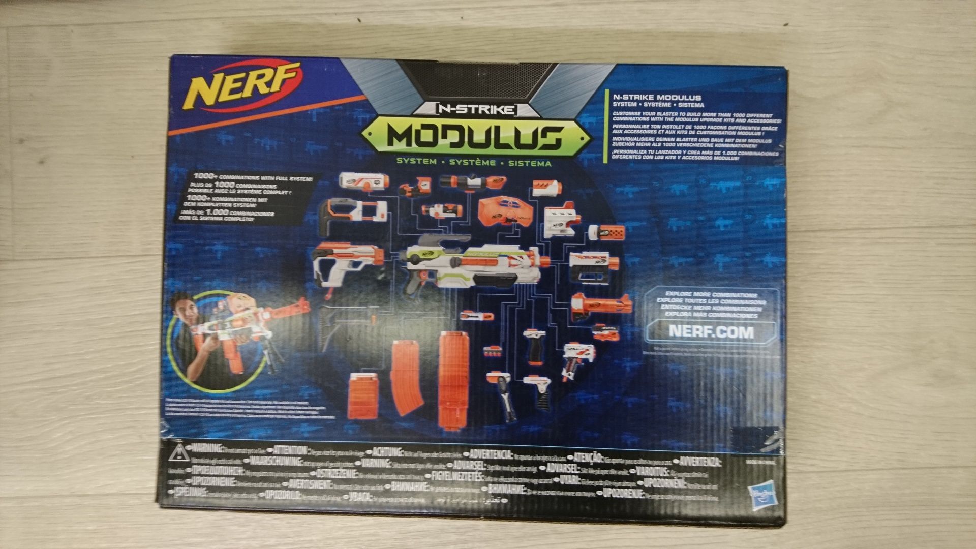 Набор Запасливый Боец Нерф Nerf Modulus Flip Clip B1534