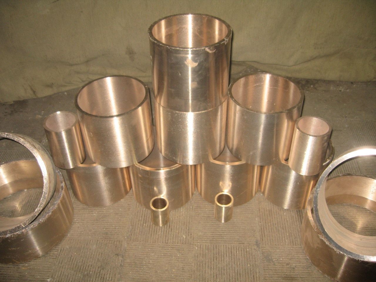 Втулка бронзовая ф45-455мм , круг бронзовый , заготовки ОЦС,БрАЖ