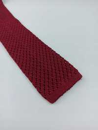 Diesse bordowy bawełniany krawat knit kn12