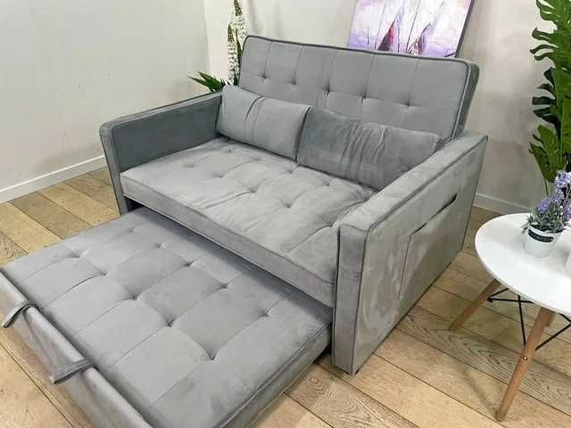 novo sofá-cama cinzento - envio gratis