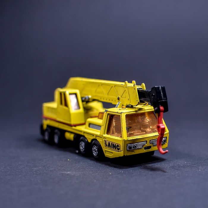 Samochodzik # Matchbox Super Kings K-12 "Hercules" Mobile Crane 1974