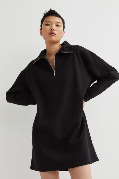 H&M Туніка худі світшот Туника плаття кофта свитер микрофлис джемпер