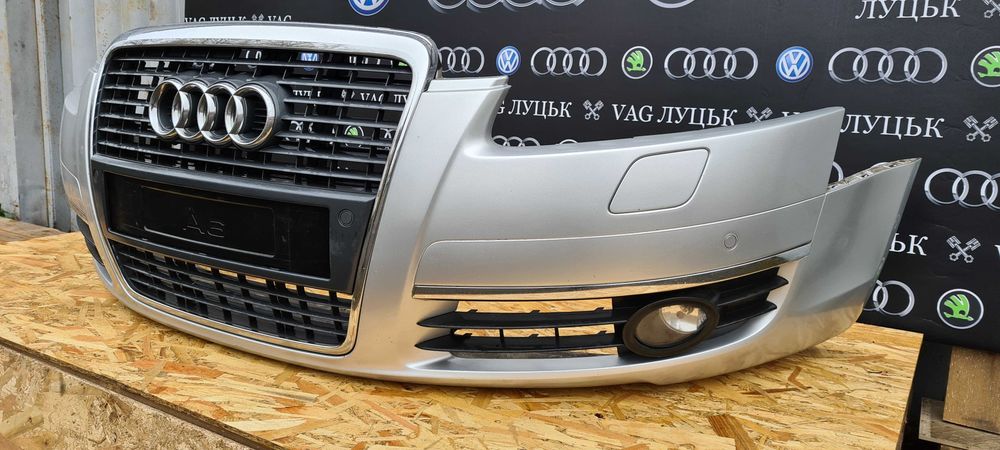Бампер передній в зборі Audi A6 C6 доресталінг