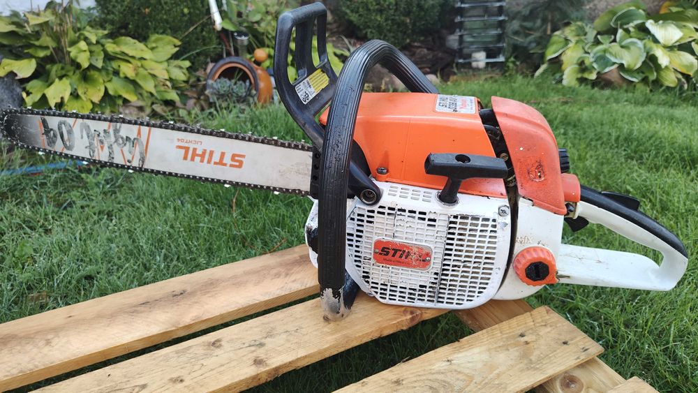 5.2 km piła Ms 038 magnum Stihl  spalinowa zabytek kolekcja