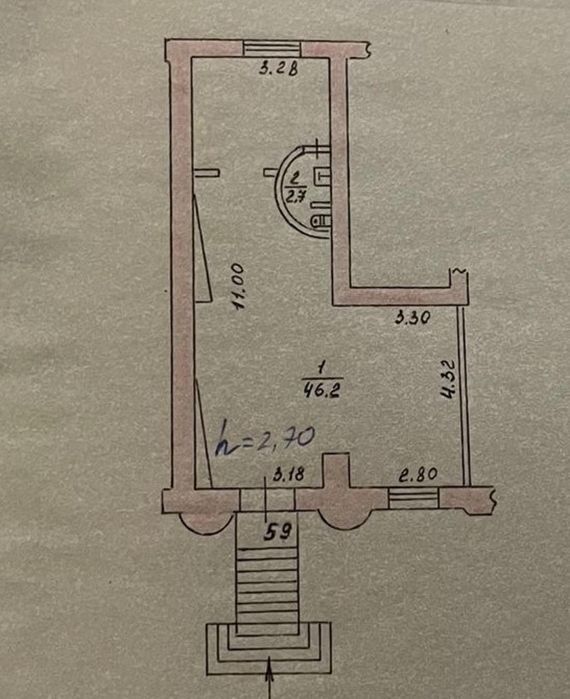 Приміщення у центрі міста, вул. Сталеварів. Ціна знижена!