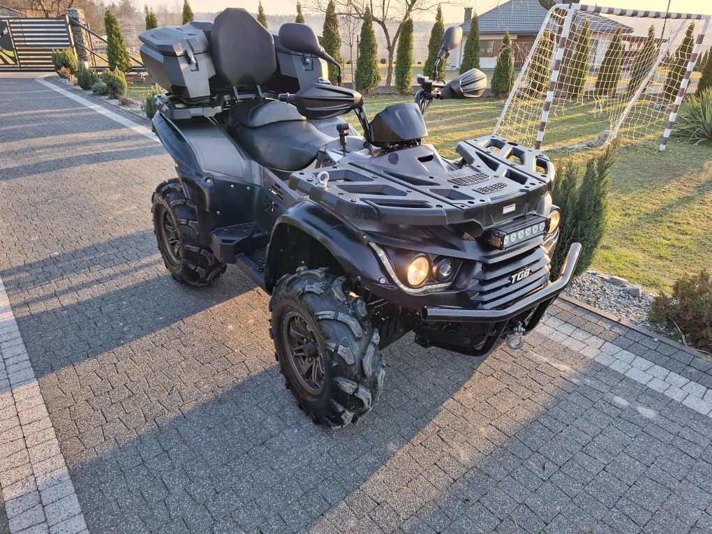 Quad TGB 600 LONG 4x4 wyciągarka hak lampy led