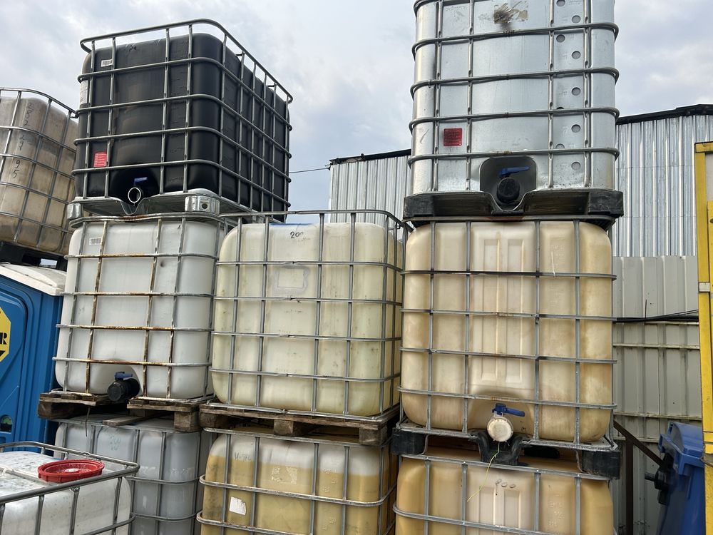 Zbiornik 1000l mauzer brudny do szamba itp
