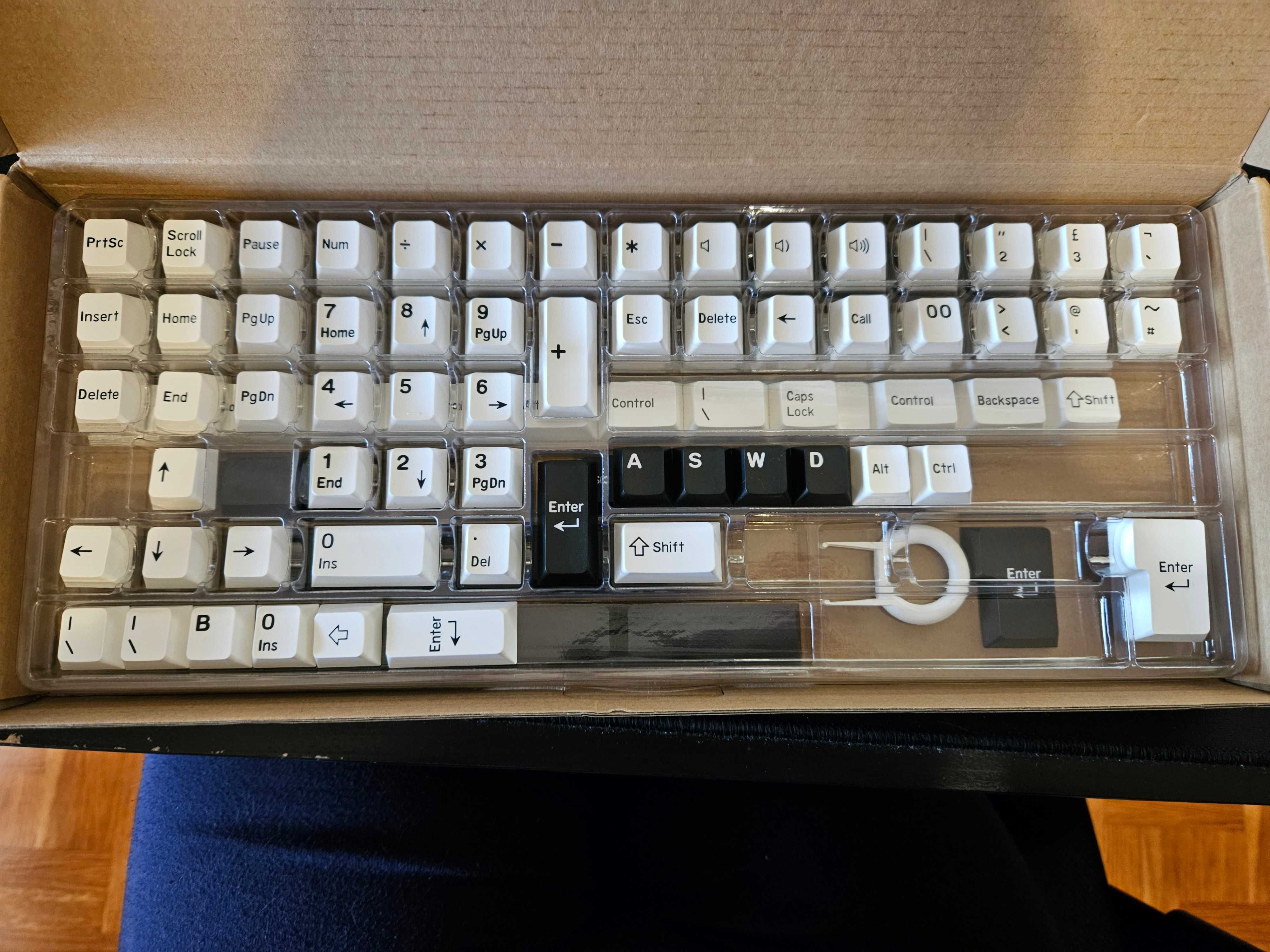 GMK clones keycaps Brancas
