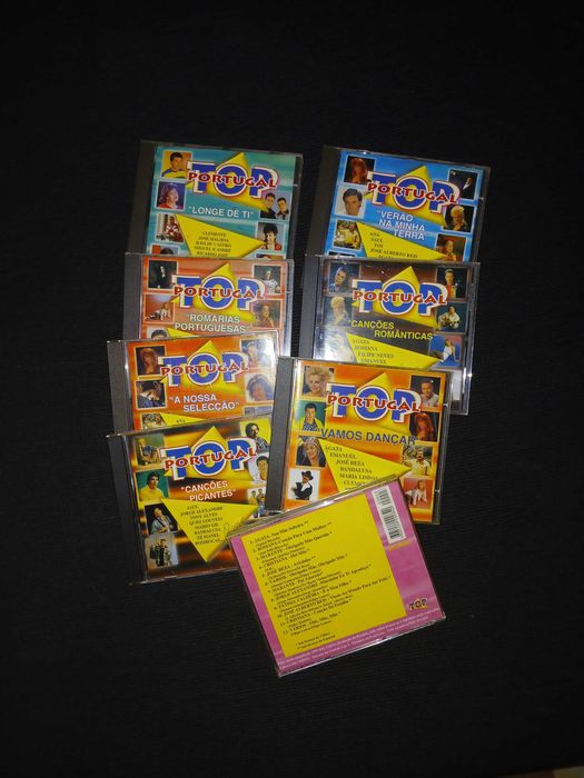 Conjunto 8 cds top portugal