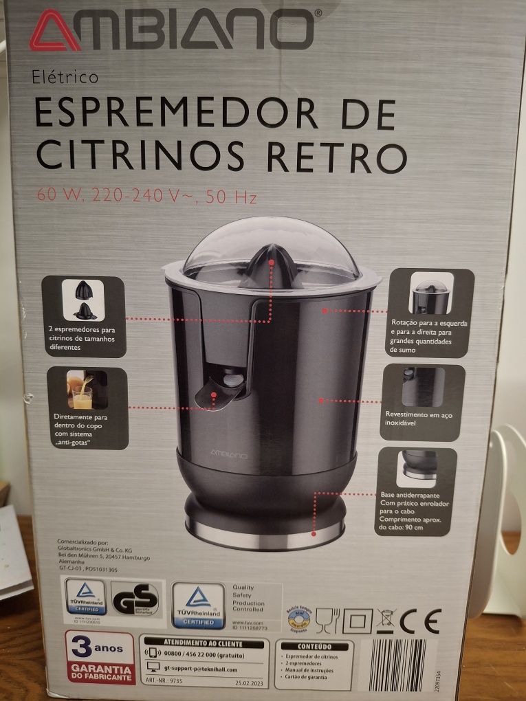 Espremedor de Citrinos AMBIANO (ALDI)