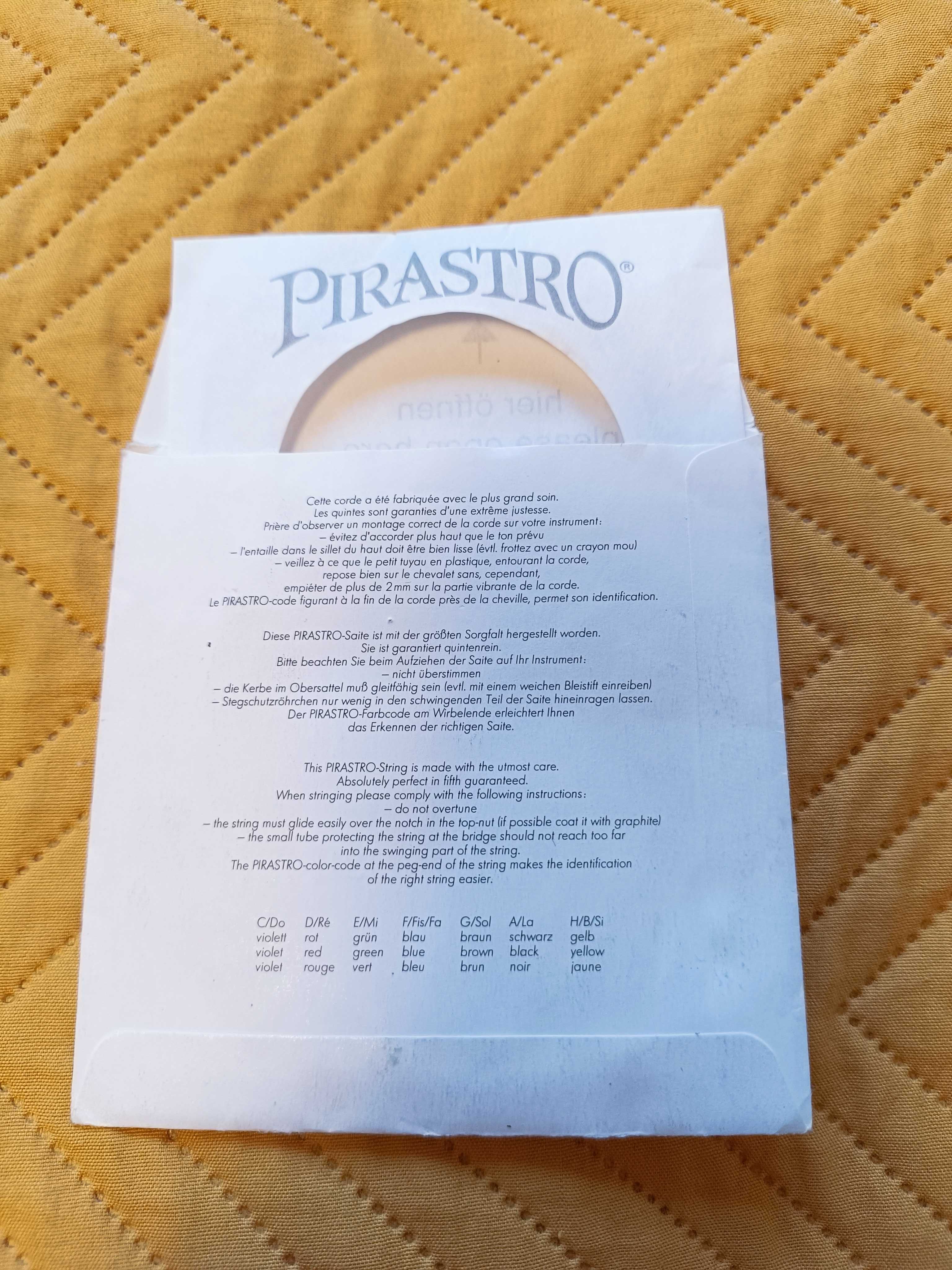 Struna skrzypcowa A Pirastro Aricore skrzypce barokowe