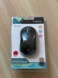 НОВА Мишка оптична бездротова USB Vinga Wireless Mouse