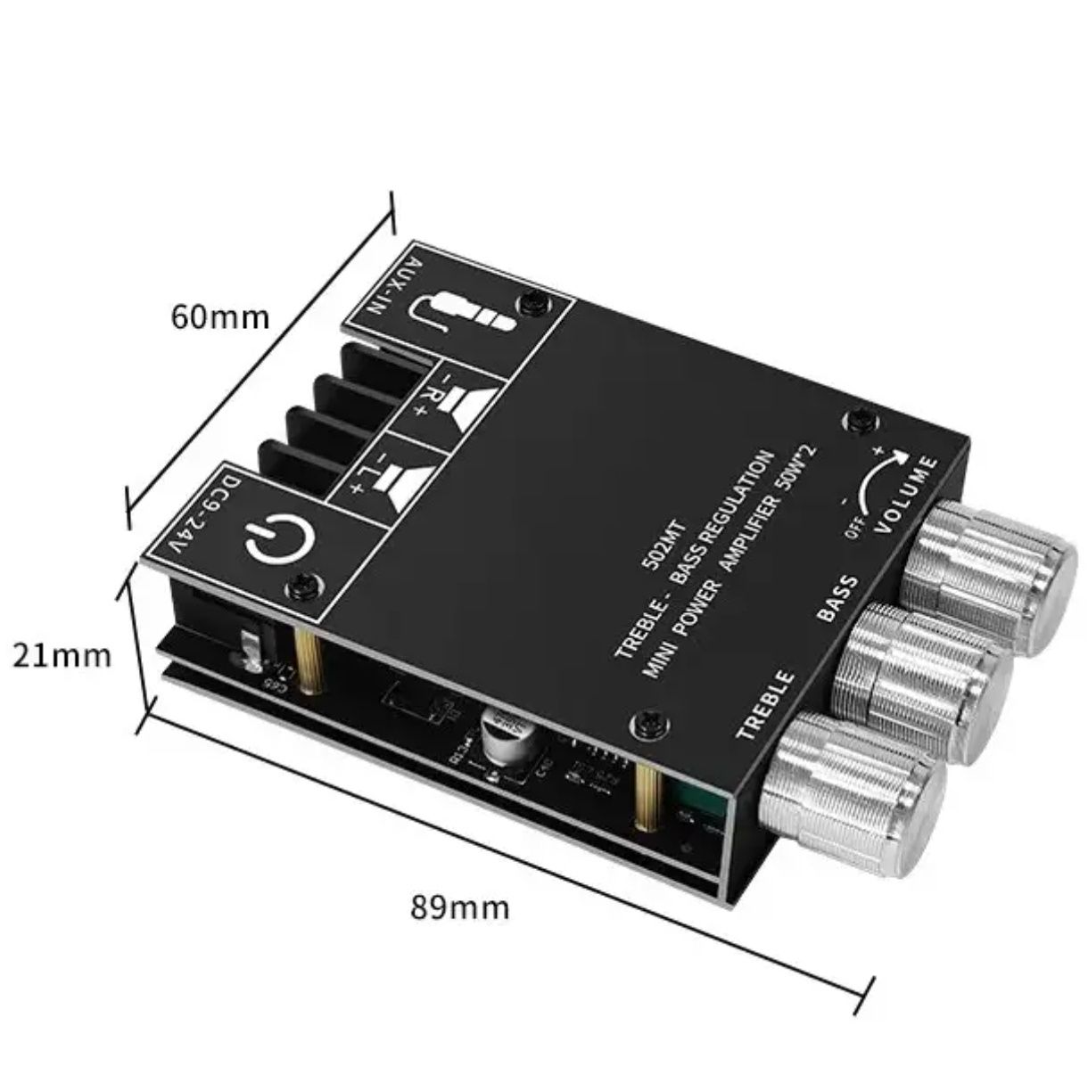 Підсилювач звуку zk 502mt