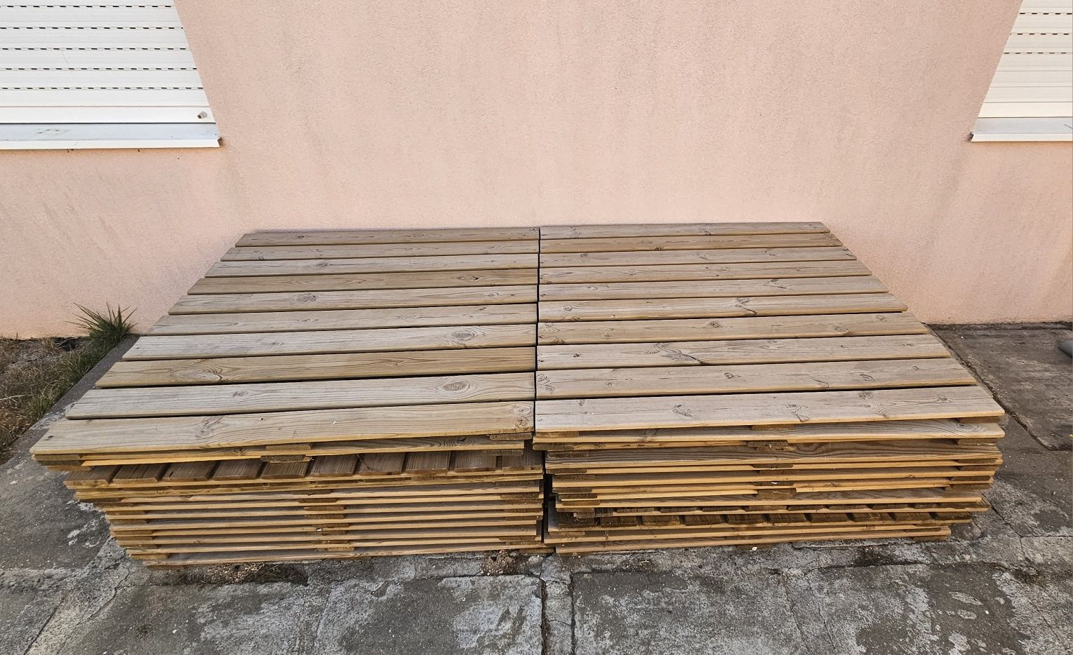 Deck madeira exterior pinho tratado