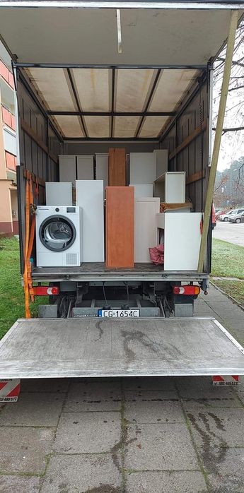 Transport, Auta z windą, Wywóz starych rzeczy, Przeprowadzki,Wnoszenie