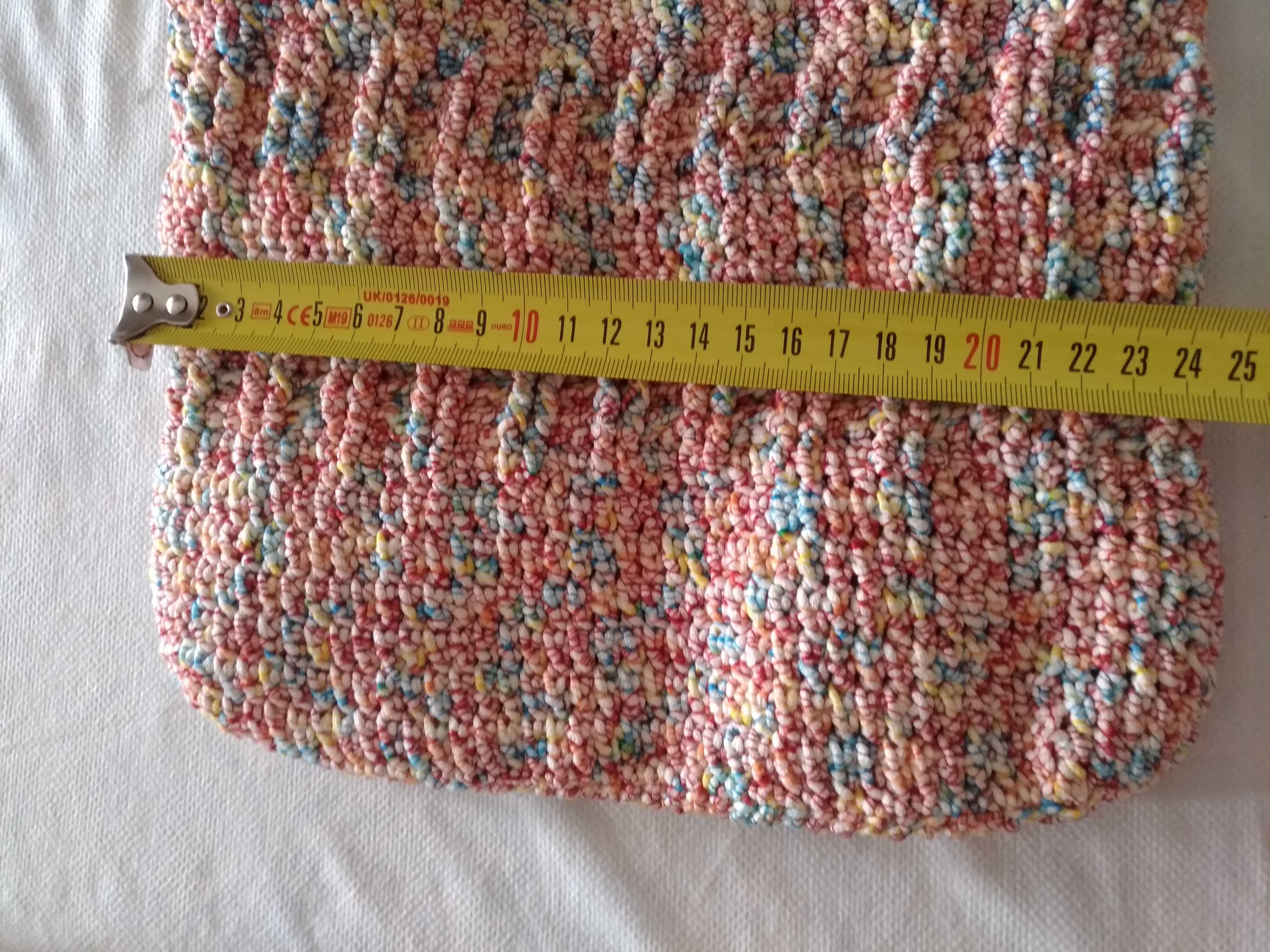 bolsa de crochet, 100% algodão , única ,original