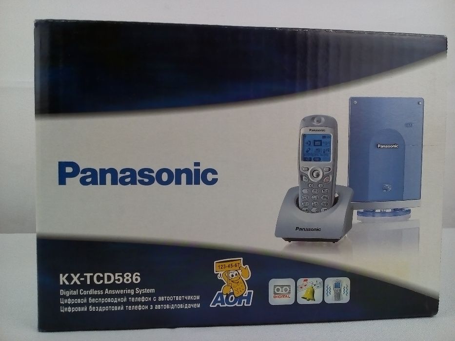 Цифровой DECT телефон с автоответчиком и АОНом Panasonic KX-TCD586