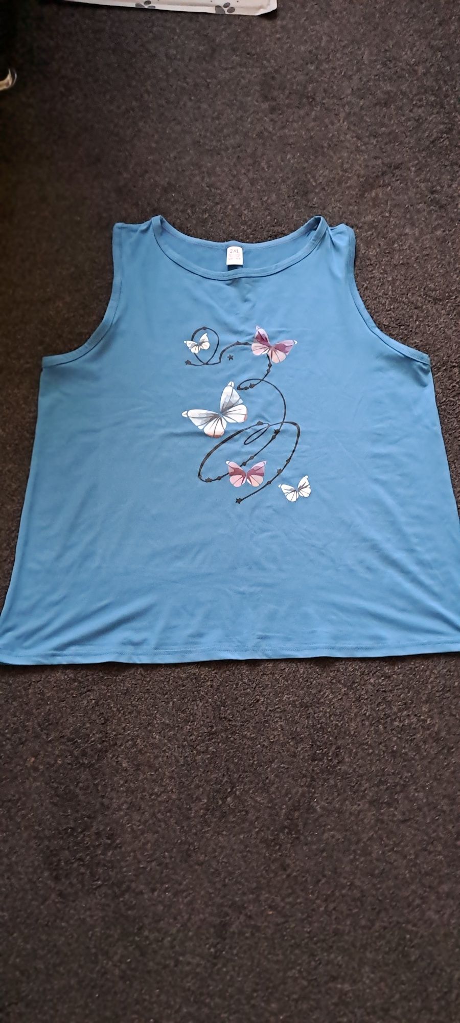 Tshirt bez rękawów 50/52