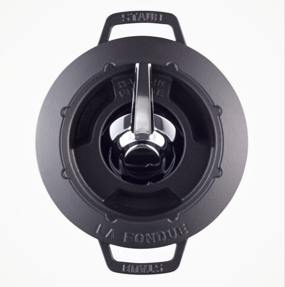 Conjunto STAUB para fondue 20cm, preto