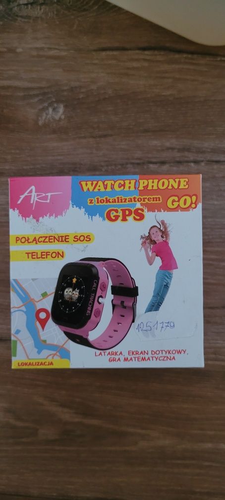 Smartwatch zegarek z gps dla dziecka dziewczynki