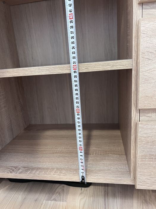 Комод Каспіан KOM2D4S 2-дверна з 4 шухлядами Дуб сонома